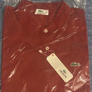 Brand New Lacoste Maroon Polo - XL